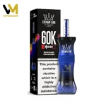 Al Fakher 60K Puffs Crown Bar E-Hose X Blue Razz Lemonade Flavor - 60000 Puff Disposable Vape