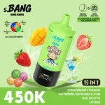 Bang Leader 450K Puffs Strawberry Mango Watermelon Bubble Gum Red Mojito Love 66 Flavor