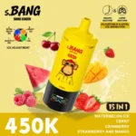 Bang Leader 450K Puffs Watermelon Ice Cranberry Strawberry Mango Flavor Combo