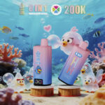 Bang King 200K Puffs 8-in-1 Black Dragon Ice Love 66 Mr Blue Strawberry Lemonade Flavor - 100vaping