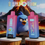 Bang King 200K Puffs 8-in-1 Strawberry Mango Strawberry Ice Cream Banana Ice Strawberry Lychee Flavor - 100vaping