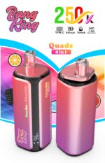 Bang King 250K Puffs 4-in-1 Lemon Lime Watermelon Ice Black Ice Dragon Fruit Strawberry Love 66 Flavor - 100vaping