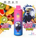 Bang King Triple 100K Puffs Strawberry Kiwi Sour Mango Pineapple Red Bull Flavor Disposable Vape - 100vaping