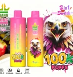Bang King Triple 100K Puffs Strawberry Raspberry Triple Melon Sour Mango Pineapple Flavor Disposable Vape - 100vaping
