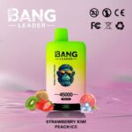 Bang Leader 45K Puffs Strawberry Kiwi Peach Ice Flavor Disposable Vape - 100vaping