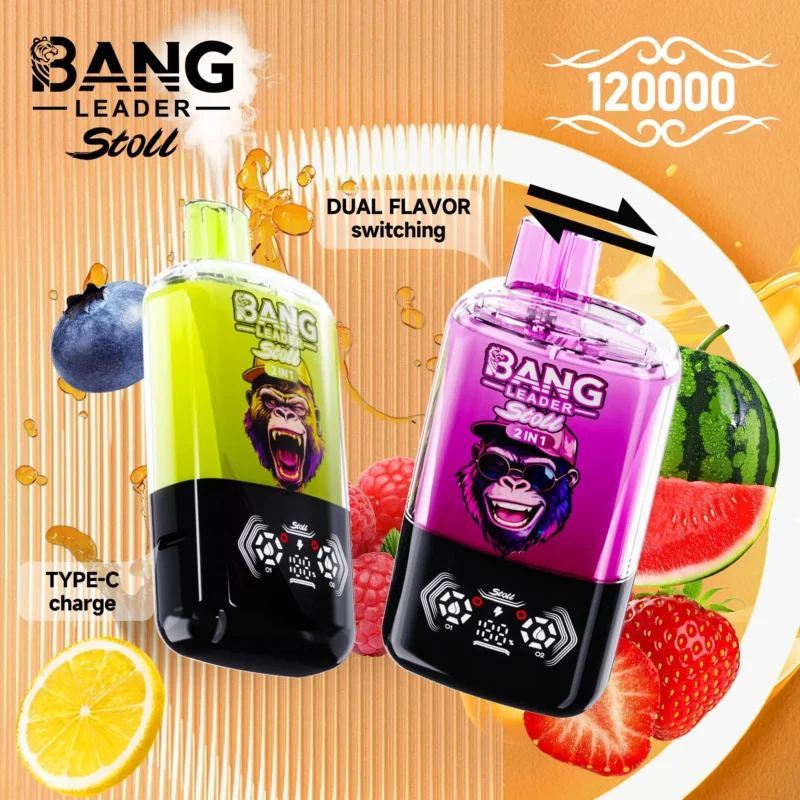 Bang Leader Stoll 120K Puffs Main Image Dual Flavor Disposable Vape - 100vaping