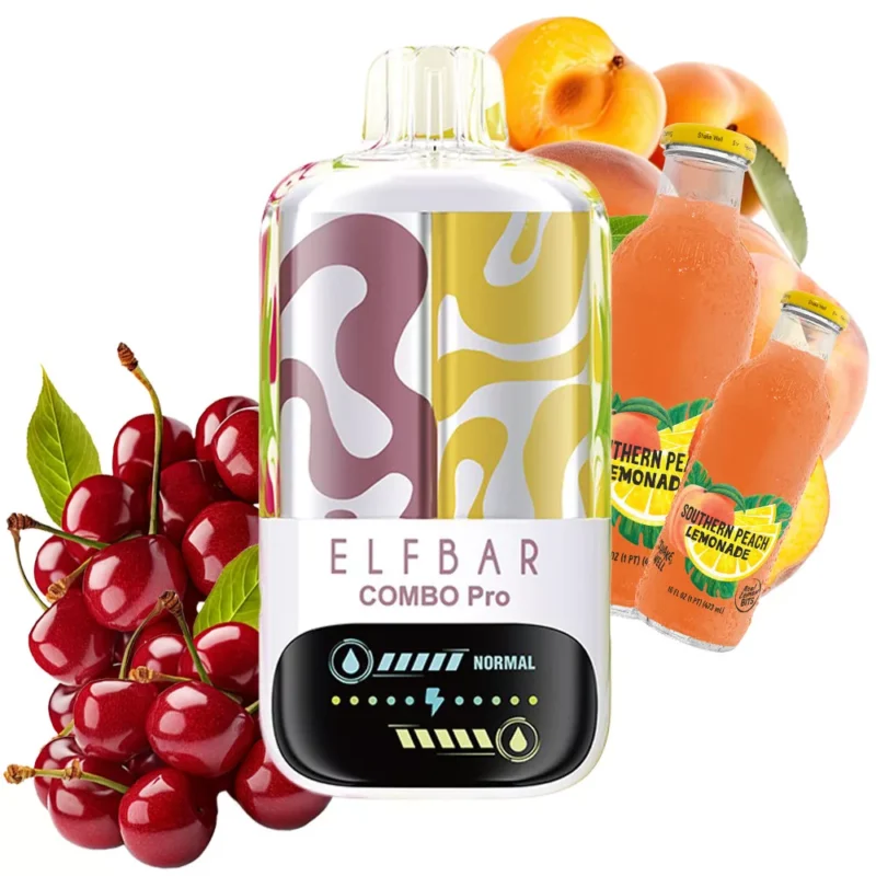 ELF BAR Combo Pro 30000 Puffs Cherry + Peach Lemonade Flavor Disposable Vape - 100vaping
