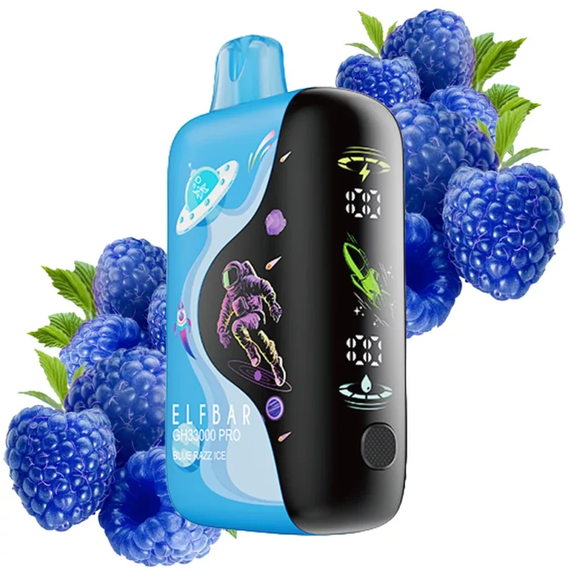 ELF BAR GH33000 33000 Puffs Blue Razz Ice Flavor Disposable Vape - 100vaping