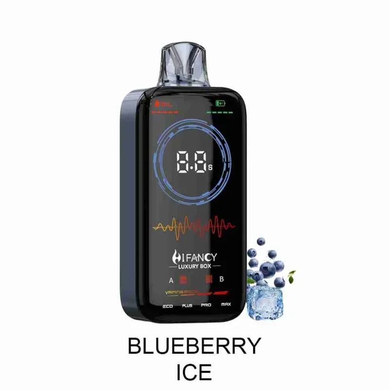 HIFANCY LUXURY BOX 18000 Puffs Blueberry Ice Flavor Disposable Vape - 100vaping