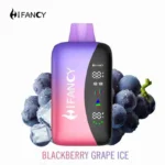 HIFANCY RAINBOW 25000 Puffs Blackberry Grape Ice Flavor Disposable Vape - 100vaping