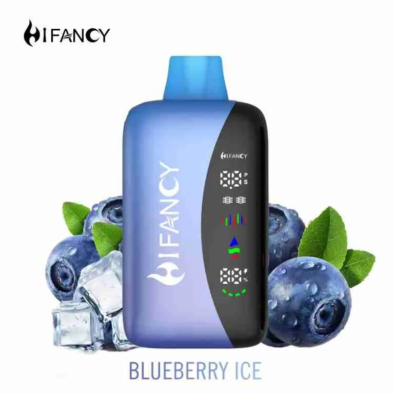 HIFANCY RAINBOW 25000 Puffs Blueberry Ice Flavor Disposable Vape - 100vaping