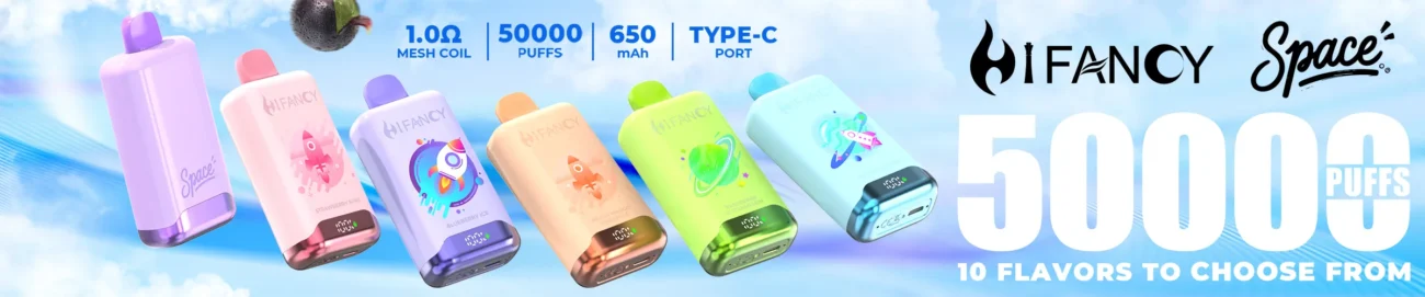HIFANCY SPACE 50000 Puffs Banner 7 Disposable Vape - 100vaping