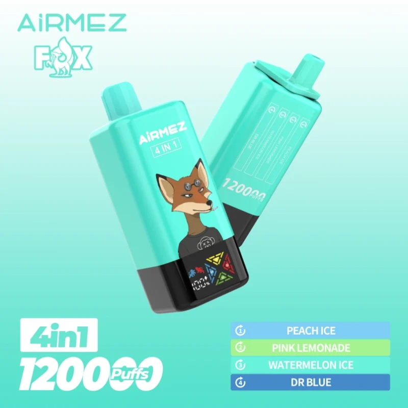 Airmez Fox 120K Puffs 4 in 1 Flavors Disposable Vape Device - 100vaping