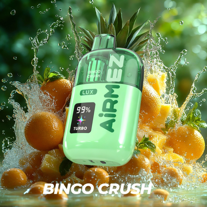 Airmez Lux 60K Puffs Bingo Crush Flavor - Disposable Vape 100vaping