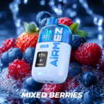Airmez Lux 60K Puffs Mixed Berries Flavor - Disposable Vape 100vaping
