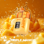 Airmez Lux 60K Puffs Triple Mango Flavor - Disposable Vape 100vaping