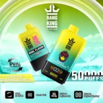 Bang King 50000 Puffs Blueberry Ice Peach Mango Watermelon Flavor Disposable Vape - 100vaping