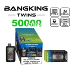Bang King Twins 50K Puffs Mix Berry & Strawberry Kiwi Flavor Disposable Vape - 100vaping