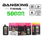 Bang King Twins 50K Puffs Strawberry Banana & Heisenberg Flavor Disposable Vape - 100vaping