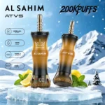 ATVS AL SAHIM 200K Puffs Lemon Mint Flavor Disposable Vape - 100vaping