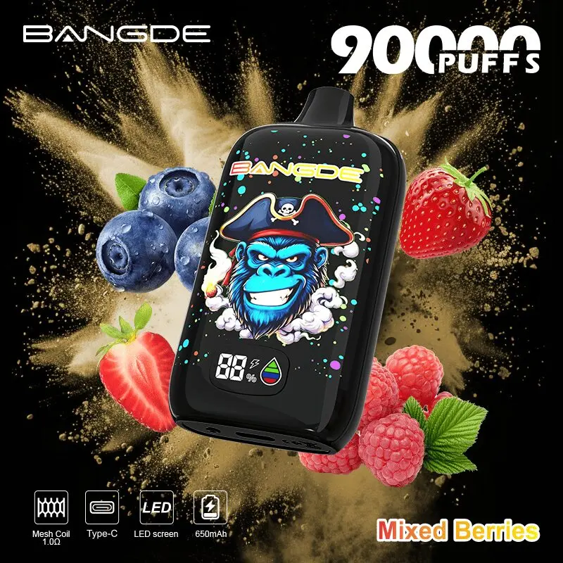 Bang DE 90K Puffs Mixed Berries Flavor Disposable Vape - 100vaping