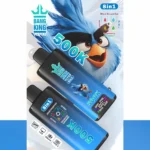 Bang King 500K Puffs 8-in-1 Black Dragon Ice Love 66 Mr Blue Strawberry Lemonade Flavor Disposable Vape - 100vaping