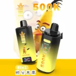 Bang King 500K Puffs 8-in-1 Triple Melon Blueberry Ice Cherry Bomb Pineapple Coconut Flavor Disposable Vape - 100vaping