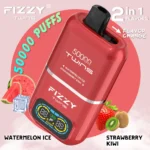 Fizzy Twins 50000 50K Puffs Watermelon Ice & Strawberry Kiwi Flavor Disposable Vape - 100vaping