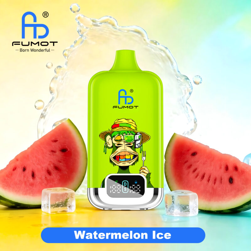 Fumot Tornado Box Pro 22000 22K Puffs Watermelon Ice Flavor Disposable Vape - 100vaping