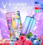 Stag Bar 4-in-1 80K Puffs Blueberry Ice Mixed Berries Blue Razz Ice Blueberry Raspberry Ice Flavor Disposable Vape - 100vaping