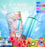 Stag Bar 4-in-1 80K Puffs Mr Blue Blueberry Raspberry Ice Strawberry Kiwi Blueberry Cherry Cranberry Flavor Disposable Vape - 100vaping