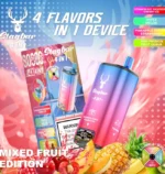 Stag Bar 4-in-1 80K Puffs Strawberry Raspberry Cherry Ice Triple Melon Pineapple Banana Strawberry Kiwi Passion Fruit Guava Flavor Disposable Vape - 100vaping