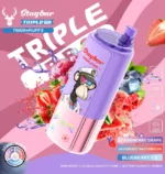 Stagbar Triple Pro 75K Puffs Strawberry Grape Raspberry Watermelon Blueberry Ice Flavor Disposable Vape - 100vaping