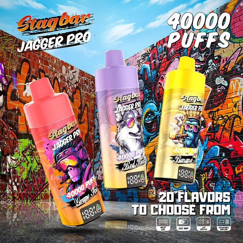 Stagbar Jagger Pro 40K Puffs Disposable Vape - 100vaping