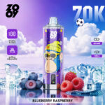 ZOOY Crystal 70K Puffs Blueberry Raspberry Flavor Disposable Vape - 100vaping