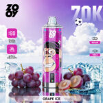 ZOOY Crystal 70K Puffs Grape Ice Flavor Disposable Vape - 100vaping