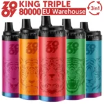 ZOOY King Triple 80K Puffs Flavor List Disposable Vape - 100vaping