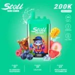 Bang Leader Stoll 200K Puffs Blueberry Raspberry & Cola Ice & Peach Mango Watermelon Disposable Vape - 100vaping
