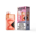 VOZOL NEON 60K Puffs Strawberry Gum Flavor Disposable Vape - 100vaping