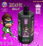 Bang Blaze 200K Puffs 6-in-1 Disposable Vape Rechargeable – Banana Ice & Strawberry