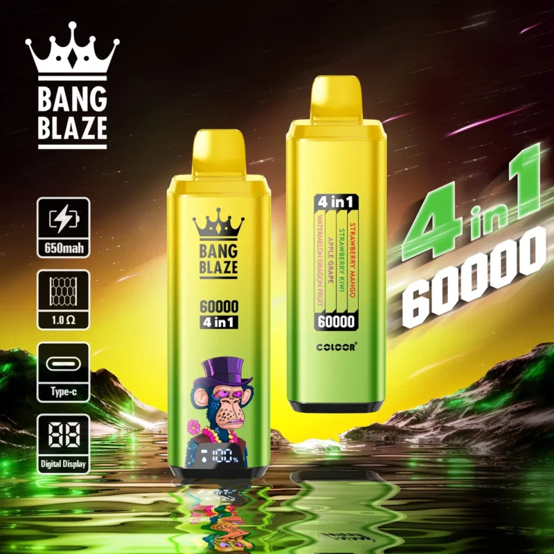 Bang Blaze 60K Puffs LCD Display Disposable Vape Rechargeable – product view