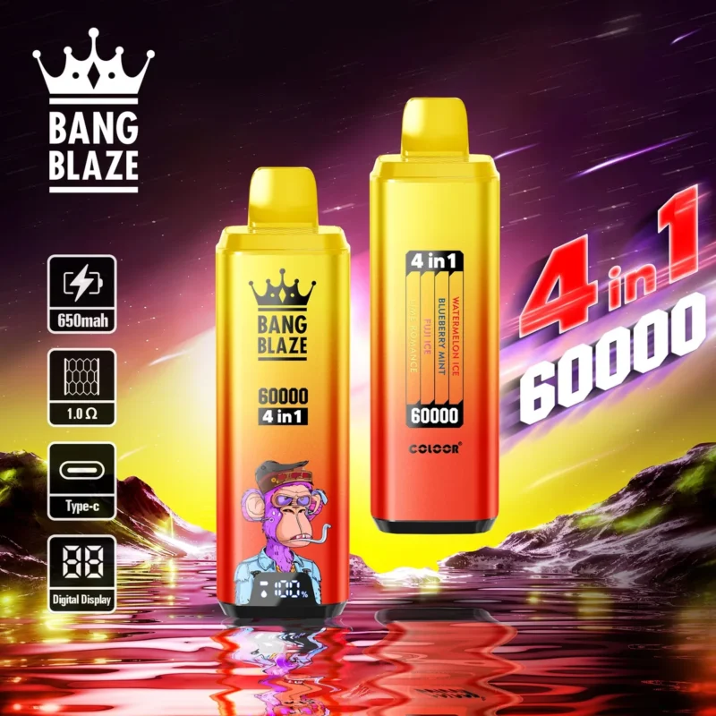 Bang Blaze 60K Puffs LCD Display Disposable Vape Rechargeable – product photo 2