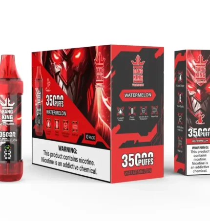 Bang King Tornado 35K Puffs LED Display Disposable Vape – Watermelon