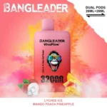 Bang Leader 32K Puffs Disposable Vape Rechargeable – Lychee Ice