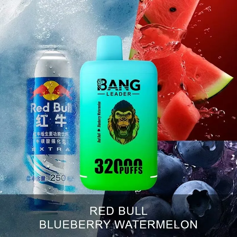 Bang Leader 32K Puffs Disposable Vape Rechargeable – Red Bull