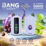 Bang Leader 50K Puffs Disposable Vape Rechargeable – Black Grape