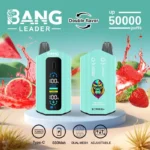 Bang Leader 50K Puffs Disposable Vape Rechargeable – Watermelon Strawberry