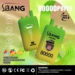 Bang Leader 80K Puffs Triple-Flavor Disposable Vape Rechargeable – Blueberry Ice & Strawberry
