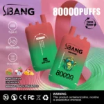Bang Leader 80K Puffs Triple-Flavor Disposable Vape Rechargeable – Kiwi Passion & Blueberry Ice