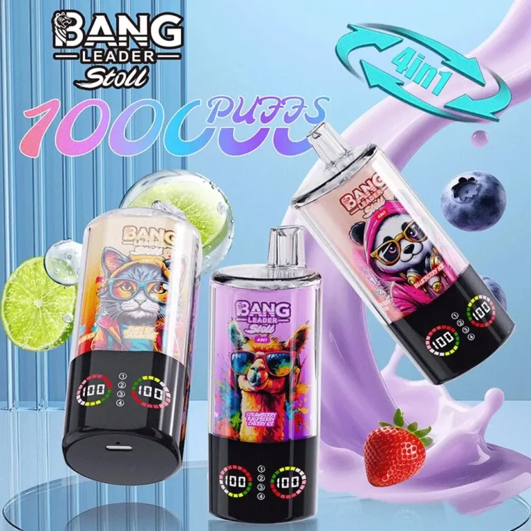 Bang Leader Stoll 100K Puffs 4-in-1 Flavors LED Display Disposable Vape – product view